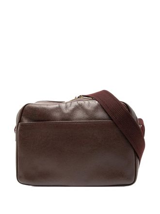 Louis Vuitton Borsa a tracolla Reporter PM in pelle Taiga 1998 - Rosso