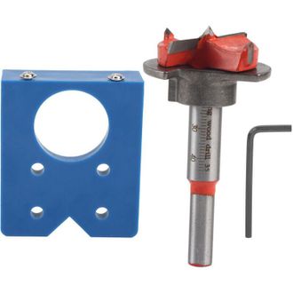 OEM Plantilla Para Taladrar Bisagras, Herramienta De Posicionamiento De Puertas, Herramienta Oculta Para Trabajar La Madera, 35 Mm - Crezuo
