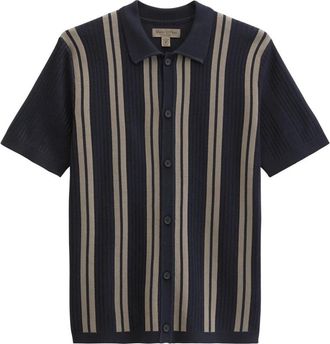 Marc O'Polo Cardigans - Heren - Vesten - Blauw - M - Truien & Vesten