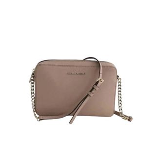 Michael Kors Pre-owned Cross Body Bags, female, Beige, Size: ONE SIZE Pre-owned Leather Shoulder Bag