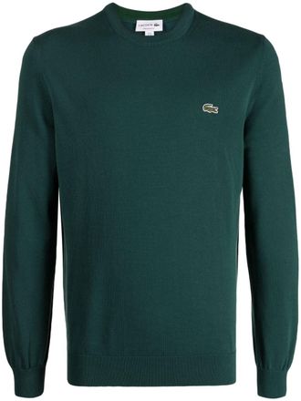 Lacoste Maglione con ricamo - Verde
