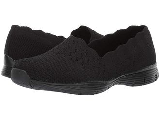 Skechers Seager - Stat Womens Shoes Black/Black : 5.5 B - Medium, Synthetic