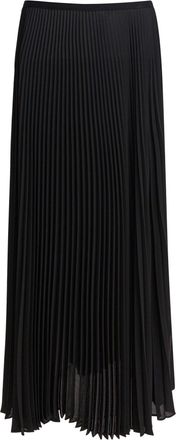 Semper Pleated Skirt Gonne Nero-Donna