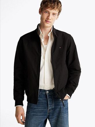 Tommy Hilfiger Stand-Up Collar Relaxed Harrington Jacket