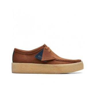 Clarks Wallabee Cup - Heren - Veterschoenen - Bruin - 45 EU - Schoenen