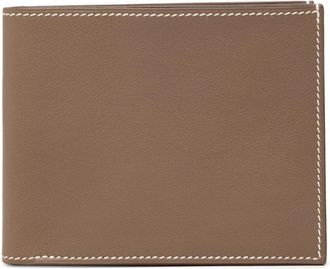 Herm&egrave;s Etoupe Gray Swift Leather Bill Wallet (Bi-Fold) (Pre-Owned)