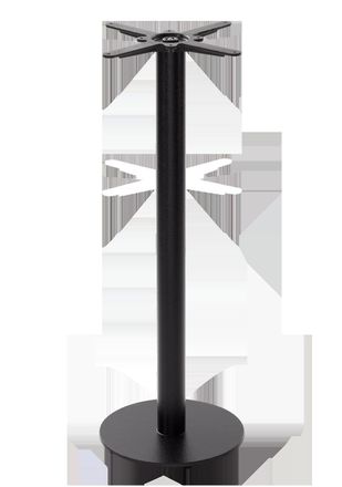 Netfurniture Black cast iron round table base - Small 1050 mm