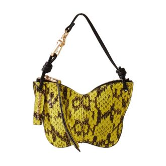 Borbonese Mini Bags, female, Yellow, Size: ONE SIZE Design a forma di farfalla