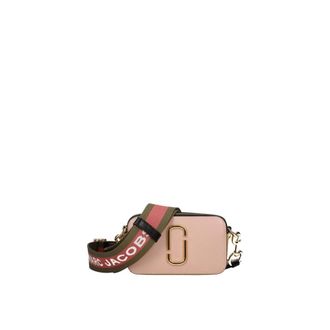 Marc Jacobs Cross Body Bags, female, Pink, Size: ONE SIZE Pink Leather Mini Crossbody Bag