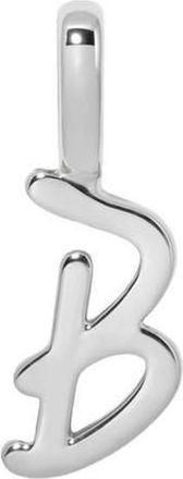 Made by Mary Script Initial Charm Silver in Silver Initial B at Nordstrom