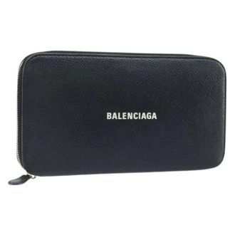 Balenciaga Pre-owned Wallets, female, Black, Size: ONE SIZE Pre-owned Long Wallet