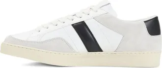 Tom Ford Mens Sneakers Blake White Calfskin Trainers