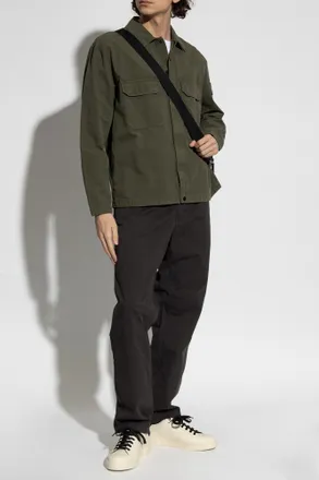 Stone Island Jacket With Logo, Mens, Green