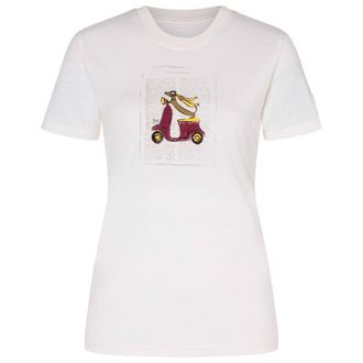 super.natural Racing Dachshund Bio Jersey Tee Merinoshirt f&uuml;r Damen | wei&szlig;/ various