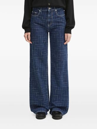 Kenzo Jeans a quadri - Blu