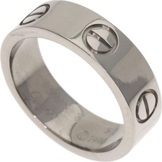 Cartier Love White Gold (18K) Band Ring (Pre-Owned)