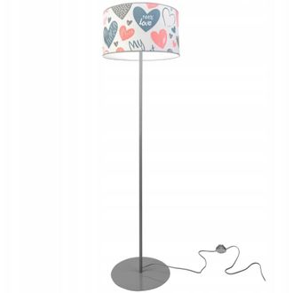 OEM L&aacute;mpara De Pie Infantil Loft, Pantalla, Estampado, Led