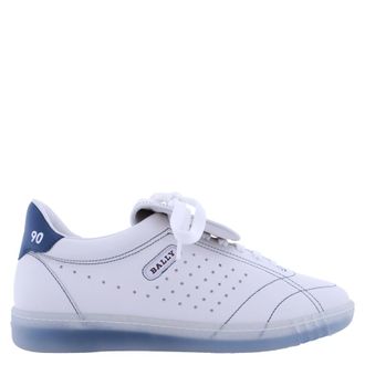 Bally Weldy Low-Top Leather Sneakers, Brand Size 38 ( US Size 7.5 )