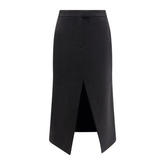 Alexander McQueen Dames, Rokken, Zwart, Maat: XS Wol