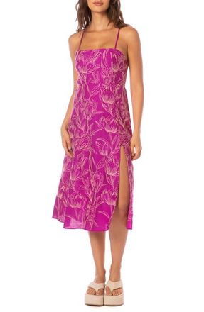 Maaji Remi Cover-Up Midi Sundress in Bright Purple at Nordstrom, Size Small