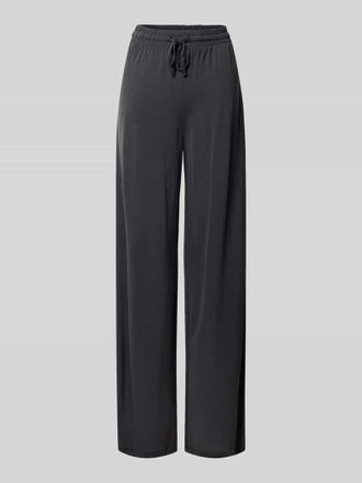 Pieces Weite Hose aus Viskose-Mix Modell ANORA in Black, Gr&ouml;&szlig;e XL