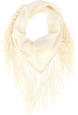 P.A.R.O.S.H. Zonder Sjaal - Dames - Wintersjaals - Wit - ONE Size - Kasjmier - Accessoires