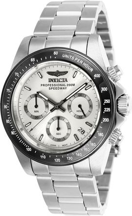 Invicta Speedway Chronograph Quartz Silver Dial Mens Watch 26111
