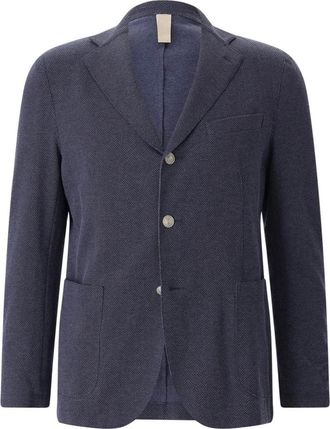 Eleventy Formele Blazers - Heren - Blazers - Blauw - 3XL - Katoen - Jassen