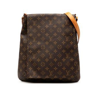 Louis Vuitton Pre-owned Womens Monogram Musette Salsa Gm - Brown Textile - One Size