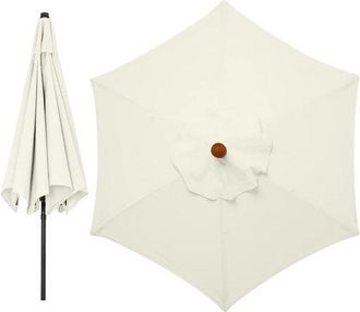 OEM Funda De Repuesto Para Sombrilla, Tama&ntilde;o 3 Metros, 8 Varillas, Protecci&oacute;n Uv, Funda De Repuesto Impermeable Para Sombrilla, Beige