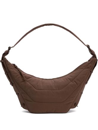 Christophe Lemaire Soft Game shoulder bag - Brown