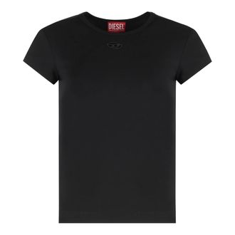 Diesel T-Shirts, female, Black, S, T-Angie OD T-shirt