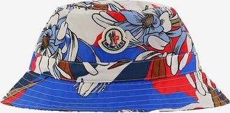 Moncler Nylon-Fischerhut Camou Flowers