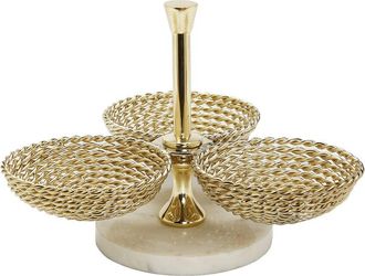 Alice Pazkus Triple Bowl Relish Dish