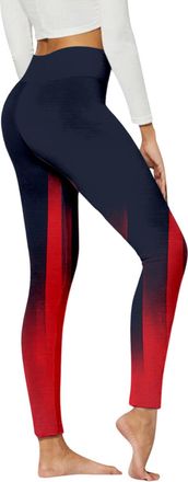 Generic Leggings for Women Fall Fashion High Waisted Gym Running Hiking Leggings Trendy Plus Size Patterned Outdoor Activewear Compression Pants,Red,3XL