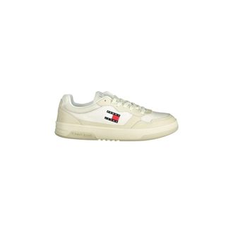 Tommy Hilfiger Schoenen, Heren, Beige, 45 EU, Polyester, Moderne Beige Polyester Sneaker
