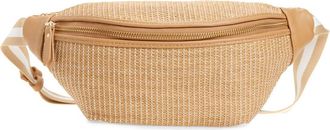 L*Space Evie Straw Belt Bag in Natural at Nordstrom