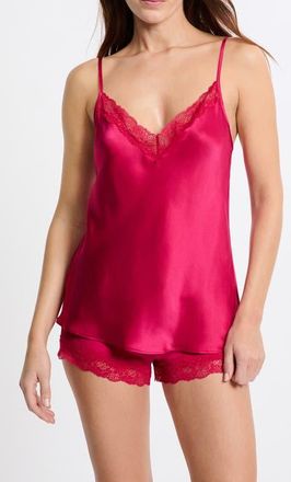 Etam Milky Silk Camisole in Petunia at Nordstrom, Size X-Small