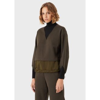 Emporio Armani Damessweatshirt Emporio Armani in Groen