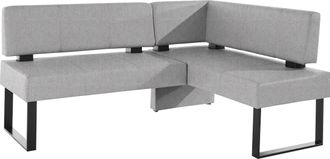 HOME AFFAIRE Eckbank »Oliver mit Metallgestell, Küchenbank« verschiedene Bezüge Cord Esszimmerbank OTTOs Choice