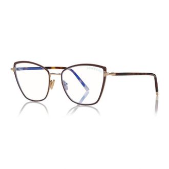 Tom Ford FT5740-B 048 Brown Enamel/Rose Gold/Blonde Havana 54mm