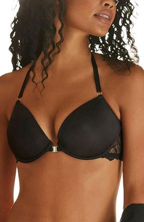 Lascana Womens Racer Back O-Chain Bra in Black at Nordstrom, Size 36C