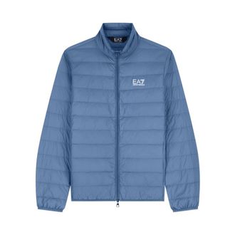 Emporio Armani Emporio Armani Ea7, Heren, Jassen, Blauw, Maat: XL Polyamide