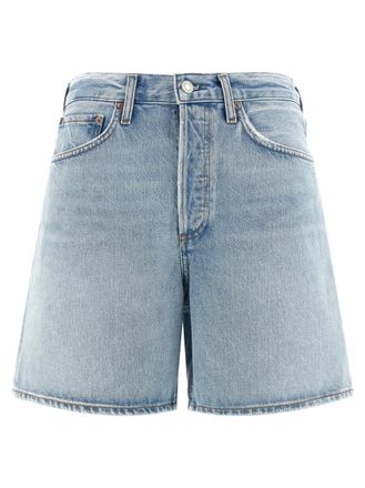 A Gold E Light Blue Dame Shorts