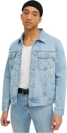 Diesel Denim Jassen - Heren - Spijkerjassen - Blauw - M - Denim - Jassen