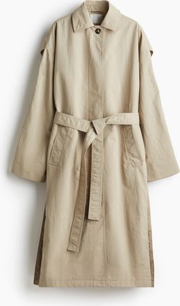 H&M Trenchcoat mit Seitenschlitzen - Beige