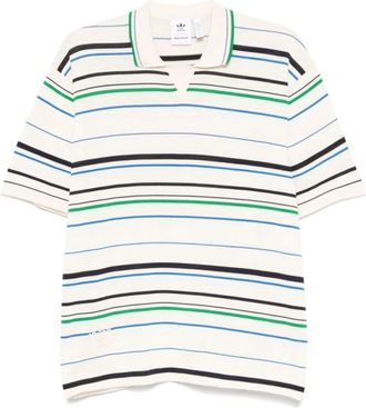 adidas Knit Polo - Heren - Sportshirts - Veelkleurig - L - Katoen - Fitness