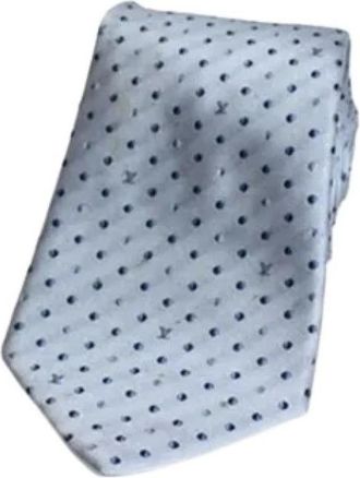Louis Vuitton Pre-owned Cravat - Heren - Vintage Accessoires - Blauw - ONE Size - Vintage