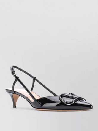 Valentino Garavani vlogo signature leather slingback heel pumps