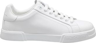 Dolce & Gabbana Portofino Light Sneakers - Heren - Sneakers - Wit - 39 EU - Leer - Schoenen